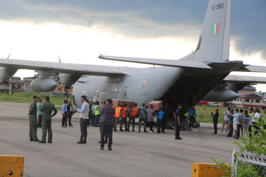 भरतपुरबाट सेनाको जहाजले लग्यो भारतीय पर्यटकको शव