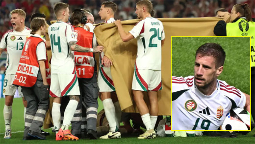 स्कटल्याण्डका गोलकिपरसँग ठोक्किएका हंगेरीका फरवार्डको उपचार हुँदै, स्वास्थ्य अवस्था स्थिर