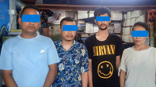 लागुऔषध खैरो हिरोइनसहित ४ जना पक्राउ