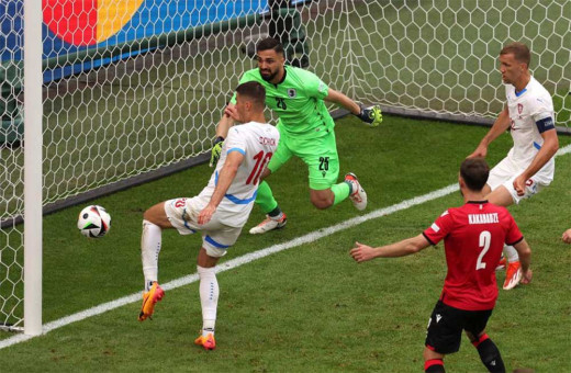 युरोकपमा जर्जिया र चेक रिपब्लिक बराबरीमा रोकिए