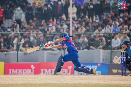 नामिबियासँग नेपाल २ विकेटले पराजित 