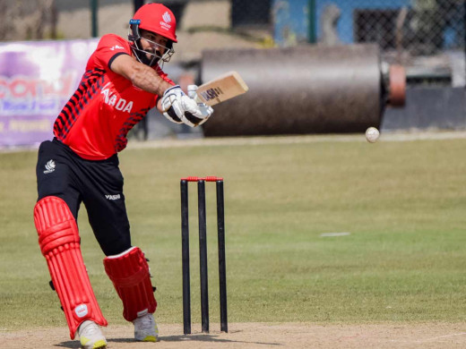 क्यानडा ११ ले नेपाललाई दियो २४१ रनको चुनौती