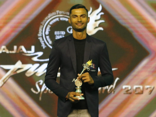 नेपाललाई विश्वकपमा पुर्‍याएका देव खनाल युवा वर्ष खेलाडी