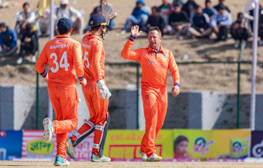 टी–२० आई सिरिजमा नेदरल्यान्ड्सको लगातार दोस्रो जित, नामिबियालाई हराउँदै शीर्ष स्थानमा उक्लियो