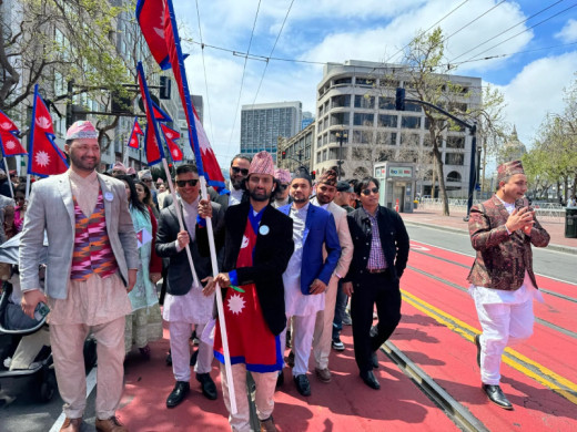 अमेरिकाको सानफ्रान्सिस्कोमा ‘नेपाल डे परेड’ सम्पन्न 
