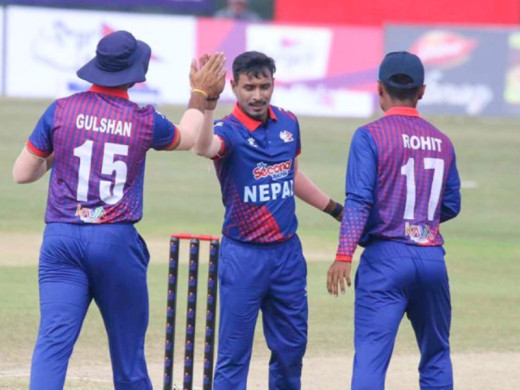 यूएईले नेपाललाई दियो १४१ रनको लक्ष्य