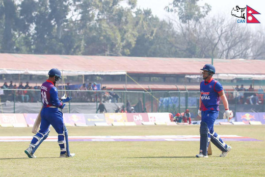 नेपालले नामिबियालाई दियो १३३ रनको चुनौती