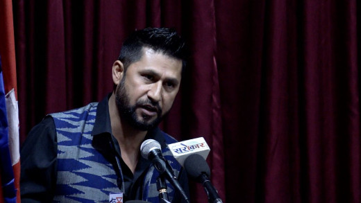 व्यवस्थाभित्रको अवस्था परिवर्तन गर्न निलो शान्त क्रान्ति सुरुआत गरेका छौं : रवि लामिछाने 