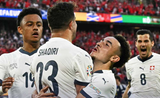 युरोकप: स्विट्जरल्याण्ड र स्कटल्याण्ड बराबरीमा रोकिए