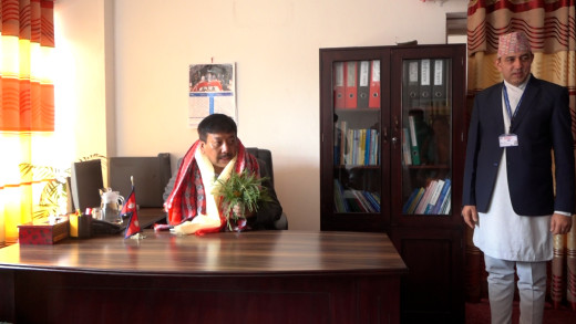 सभापति सोनाम गेल्जेनले गरे पदभार ग्रहण