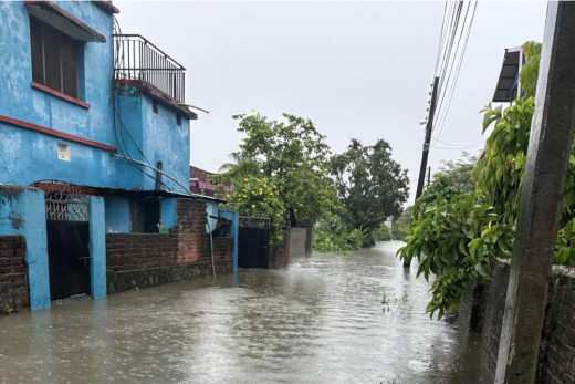 विराटनगर विमानस्थलमा बाढी पस्यो, उडान प्रभावित