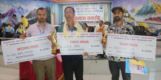 बद्रीलाललाई शहीद रत्नकुमार बान्तवा बुद्धिचालको उपाधि