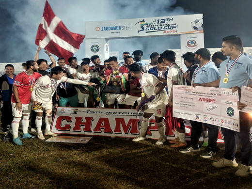 सिमरा गोल्डकपको उपाधि चर्च ब्वाईजलाई 