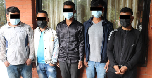 चितुवाको छालासहित पाँच जना पक्राउ