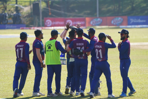 ओमनले नेपाललाई दियो १४६ रनको लक्ष्य