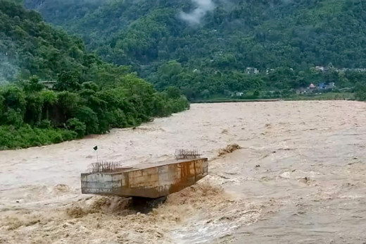 भीषण वर्षा हुन थालेको भन्दै मौसम पूर्वानुमान महाशाखाले जारी गर्‍यो २४ घण्टे चेतावनी