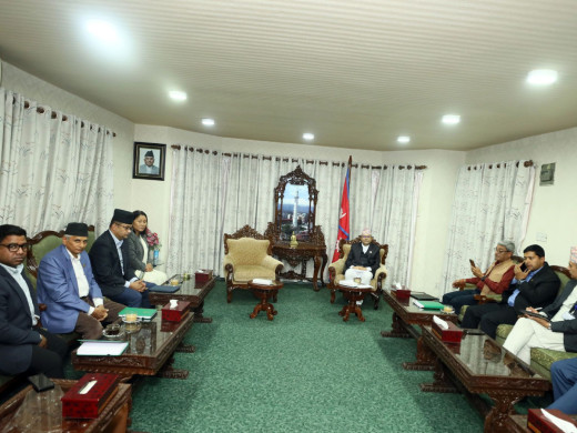 कानुनमन्त्रीसहित प्रमुख सचेतक र सचेतकहरुसँगको छलफलमा सभामुख 