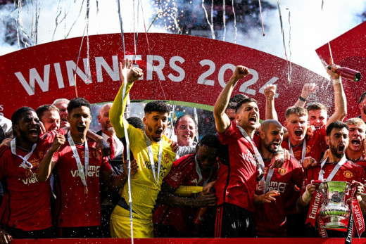 १३औँ पटक एफए कपको उपाधि म्यानचेस्टर युनाइटेडलाई 