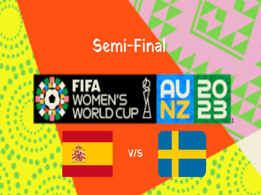 महिला विश्वकप : सेमिफाइनलको पहिलो खेलमा स्वीडेन र स्पेन भिड्दै