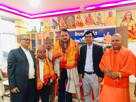 देवघाटधामको विकासमा सरकारले सहयोग गर्ने अर्थमन्त्री महतको प्रतिबद्धता 