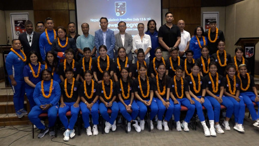 मैत्रीपूर्ण खेलका लागि राष्ट्रिय महिला फुटबल टोली बंगलादेश जाँदै