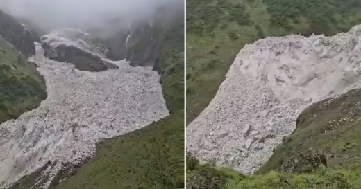 मुस्ताङको थासाङमा पुनः गयो हिउँपहिरो, बोक्सीखोला थुनियो