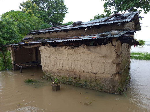 बाढीले कैलालीको जनजीवन प्रभावित
