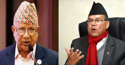 माधवको राजनीतिक प्रतिवेदनमा झलनाथको फरक मत, बैठक स्थगित