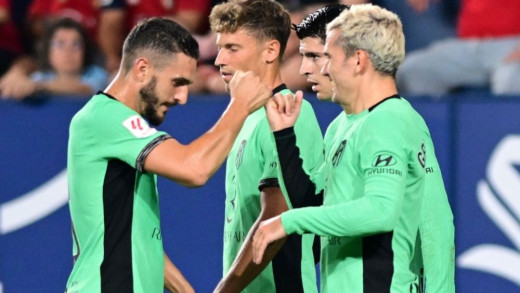 स्पेनिस ला लिगामा एट्लेटिको मड्रिड विजयी