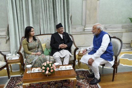 प्रधानमन्त्री प्रचण्ड र भारतका प्रधानमन्त्री मोदीबीच भेटवार्ता, के भयो कुराकानी? 