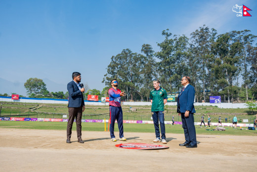 नेपालले टस हार्‍यो, पहिले फिल्डिङ गर्ने