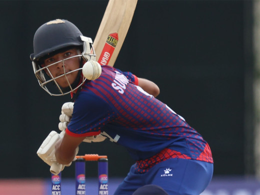 नेपालले थाइल्यान्डलाई दियो २७० रनको लक्ष्य