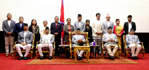 २२ वटै मन्त्रालयका मन्त्री प्रचण्ड