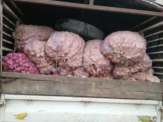 प्रहरीले बरामद गर्यो २५ सय किलो प्याज
