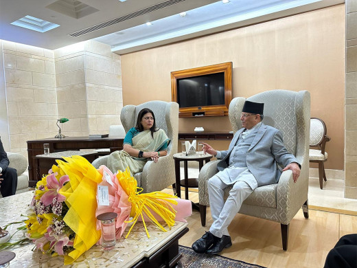 प्रधानमन्त्री प्रचण्ड नयाँदिल्लीमा