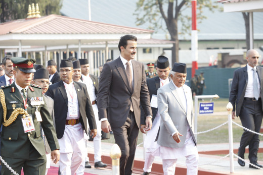 स्वदेश फर्किए कतारका राजा