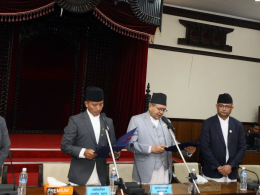 सुहाङले लिए पद तथा गोपनियताको शपथ