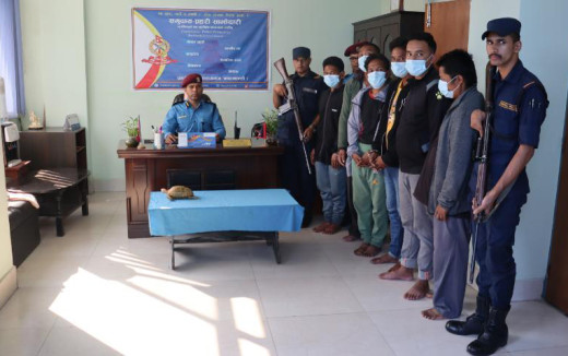 सुनौलो कछुवासहित ६ जना पक्राउ