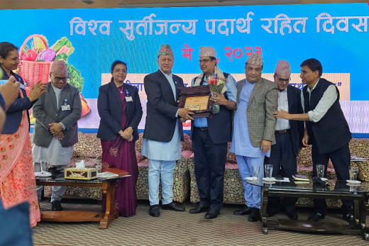 सुर्तीजन्य पदार्थरहित अभियानमा विराटनगर महानगरपालिका सर्वोत्कृष्ट 