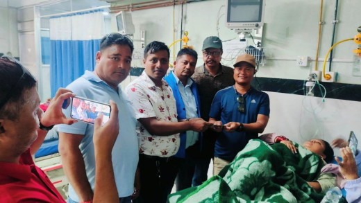 शिक्षक आन्दोलनलाई सघाइरहेका रमेश बाबु भट्टराई