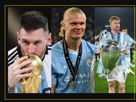 मेस्सी, हाल्यान्ड र ब्रुयना ‘यूईएफए प्लेअर अफ दी इअर’ को मनोनयनमा