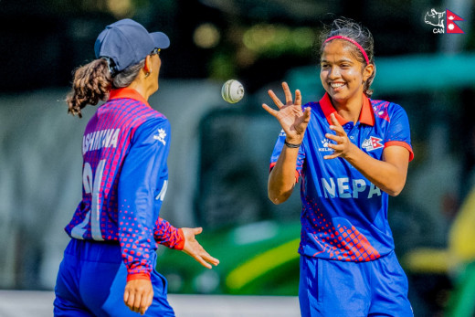 महिला टी–२० सिरिज : जापानविरुद्ध नेपाल ६७ रनले विजयी, संगीताले लिइन् ५ विकेट
