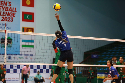 एनएससी–काभा महिला भलिबल : नेपाल भारतसँग पराजित