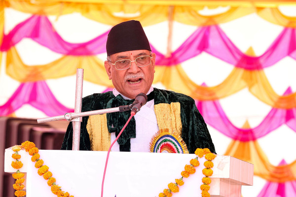आमजनतालाई सशक्त र एकताबद्ध तुल्याउनु आवश्यक छ : प्रधानमन्त्री प्रचण्ड