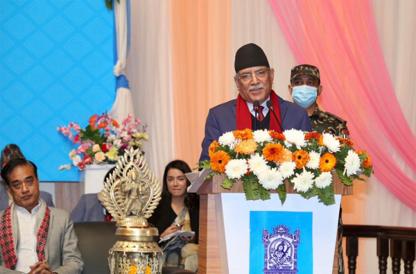 प्रधानमन्त्री प्रचण्डको गुनासो : जुनसुकै कार्यक्रममा पनि भाषण नै बढी भयो