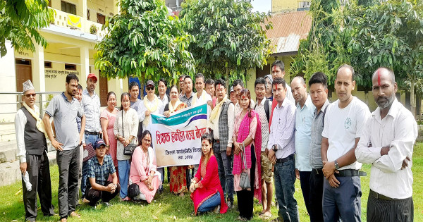 विद्यालय कर्मचारी र ईसीडी, राहतलगायत सबै शिक्षकका माग सम्बोधन गर्न आग्रह