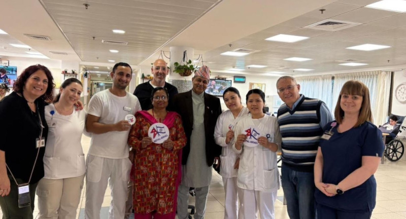 इजरायलमा पहिलो चरणमा १ हजार केयर गिभर लैजान स्वास्थ्य परीक्षण सुरु