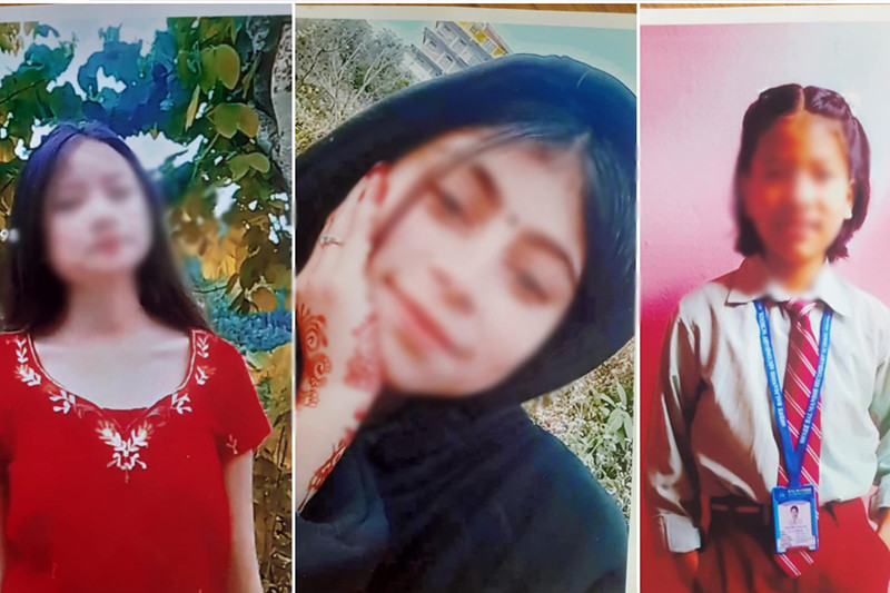 धादिङबाट हराएका तीन बालिका एक हप्तापछि बागलुङमा भेटिए