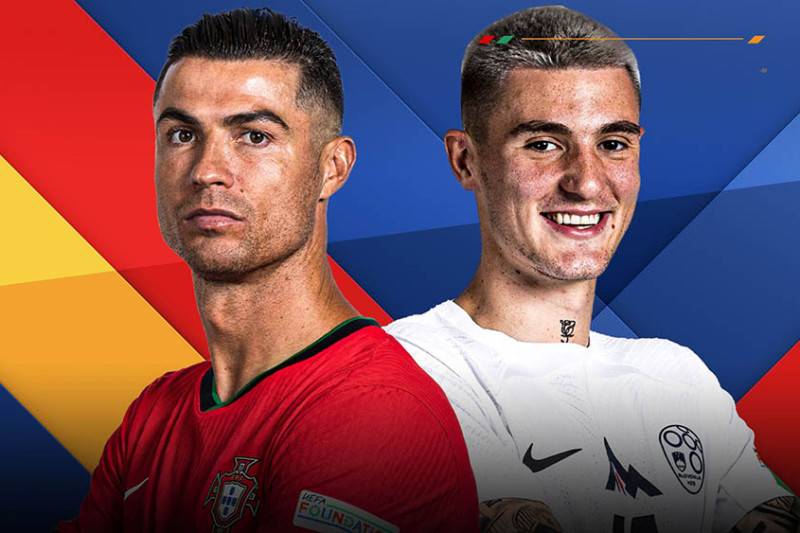 युरोकपमा आजराति पोर्चुगल र स्लोभेनियाबीच खेल हुँदै