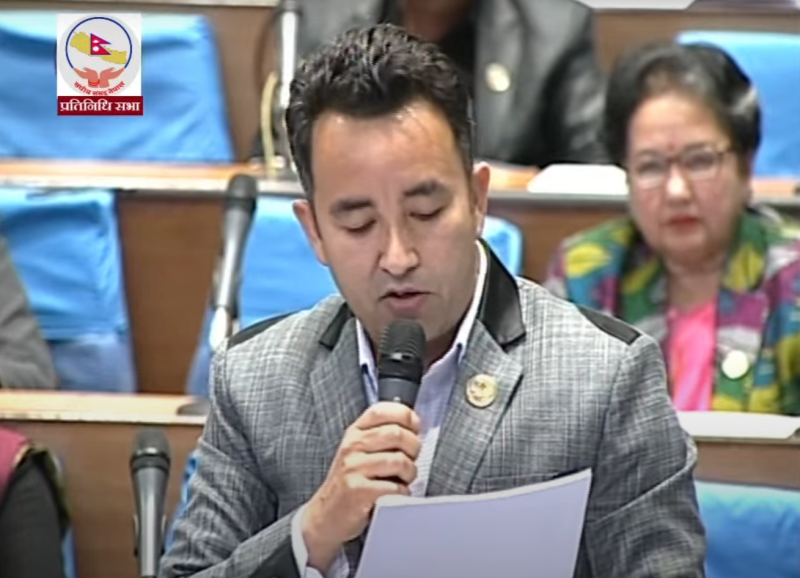 लगानीका विषयमा रास्वपाका सांसद पराजुलीलाई सभामुखले सम्झाउन परेपछि...